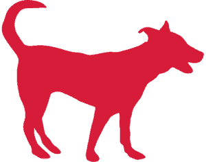 red medium dog icon