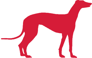 red large dog icon